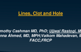 Lines, Clot and Hole