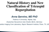 Natural History and New Classification of Tricuspid Regurgitation