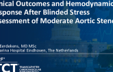 TCT 93: Clinical Outcomes and Hemodynamic Response After Blinded Stress Assessment of Moderate Aortic Stenosis