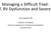 Managing a Difficult Triad: RHF, RV Dysfunction, and Severe TR