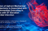 TCT 937: Utilization of Upfront Mechanical Thrombectomy Is Associated With Better Immediate Outcomes in Patients With ST Elevation MI (STEMI)