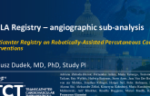TCT 747: Multicenter Registry on Robotically Assisted Percutaneous Coronary Interventions: TESLA Registry - Angiographic Sub-Analysis