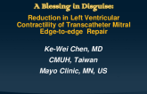 TCT 639: Immediate Reduction in Left Ventricular Contractility After Mitral Transcatheter Edge-to-Edge Repair Is Associated With Lower Rates of Heart Failure Hospitalizations