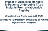 TCT 494: Impact of Access in Mortality in Patients Undergoing TAVI: Insights From a Nationwide Registry