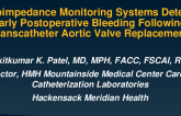 Bioimpedance Monitoring Systems Detect Early Postoperative Bleeding Following Transcatheter Aortic Valve Replacement