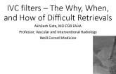 Difficult IVC Filter Retrievals