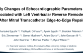 TCT 637: Early Changes of Echocardiographic Parameters Are Associated With Left Ventricular Reverse Remodeling After Mitral Transcatheter Edge-to-Edge Repair