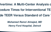 Overtime: A Multi-Center Analysis of Procedure Times for Interventional TEE to Guide TEER Versus Standard of Care TEE