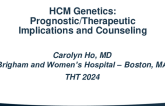 HCM Genetics- Prognostic/Therapeutic Implications and Counseling