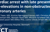 TCT 1344: Cardiac Arrest With Late Presenting ST-Elevations in Non-Obstructed Coronary Arteries