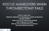Rescue Maneuvers When Thrombectomy Fails