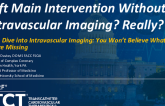 Left Main Intervention Without Intravascular Imaging?  Really?