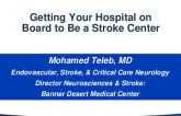 Getting Your Hospital on Board to Be a Stroke Center