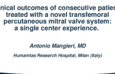 Clinical Outcomes of Consecutive Patients Treated With a Novel Transfemoral Percutaneous Mitral Valve System: A Single Center Experience