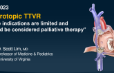 Heterotopic TTVR Indications Are Limited, and Should Be Considered Palliative Therapy