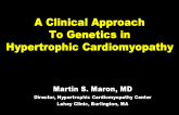 A Clinical Approach to Genetics in Hypertrophic Cardiomyopathy