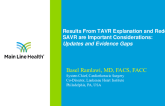 Results From TAVR Explanation and Redo SAVR are Important Considerations: Updates and Evidence Gaps