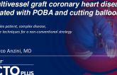 Multivessel Graft Coronary Heart Disease Treated With POBA and Cutting Balloon