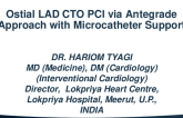 TCT 848: Ostial LAD CTO PCI via Antegrade Approach with Microcatheter Support