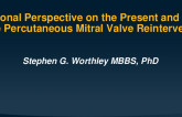 Keynote Lecture: I've Seen It (Almost) All - a Personal Perspective on the Present and Future of the Percutaneous Mitral Valve Reintervention