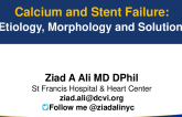 Calcium and Stent Failure: Etiology, Morphology, and Solutions