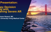 Case Presentation: Therapy Decision Making With Worsening Severe AR