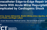 TCT 628: Transcatheter Edge-to-Edge Repair in Patients With Acute Mitral Regurgitation Complicated by Cardiogenic Shock