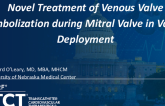 TCT 1438: Novel Treatment of Venous Valve Embolization During Mitral Valve-in-Valve Deployment