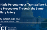 TCT 1235: Multiple Percutaneous Transaxillary Large Bore Procedures Through the Same Axillary Artery