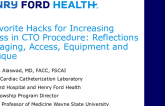 Coronary Keynote Lecture: My Favorite Hacks for Increasing Success in CTO Procedure: Reflections on Imaging, Access, Equipment and Technique