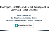 Inotropes, LVADs and Heart Transplant in Amyloid Heart Disease