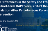 TCT 234: Sex Differences in the Safety and Efficacy of Short-term DAPT Versus DAPT De-escalation After Percutaneous Coronary Intervention