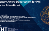 Pulmonary Artery Denervation for PH: Ready for Primetime?