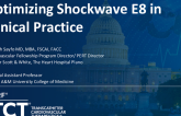 Optimizing Shockwave E8 in Clinical Pratice