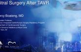 Mitral Surgery After TAVR