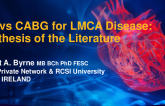 PCI vs CABG for LMCA Disease: Synthesis of the Literature