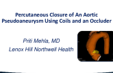 Percutaneous Closure of an Aortic Pseudoaneurysm Using Coils and an Occluder?