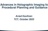Advances in Holographic Imaging for Procedural Planning and Guidance (Realview)