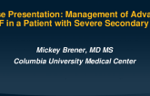 Case Presentation: Management of Advanced HF in a Patient with Severe Secondary MR