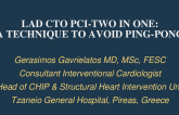 TCT 1262: LAD CTO PCI-Two in One: A Technique to Avoid Ping-Pong