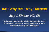 ISR:  Why the Why Matters.  Mechanism of Action Identification and ISR on IVUS