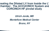 Treating the Dilated LV from Inside the LV Chamber: The ACCUCINCH System and CORCINCH-HF Pivotal Study