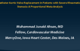 TCT 309: Transcatheter Aortic Valve Replacement in Patients with Severe Rheumatic Aortic Stenosis: A Proportional Meta-Analysis