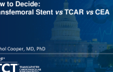 How to Decide TF Stent vs TCAR vs CEA