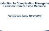 Introduction to Complication Management: Lessons From Outside Medicine
