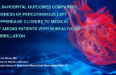 TCT 702: Clinical In-hospital Outcomes Comparing Effectiveness Of Percutaneous Left Atrial Appendage Closure To Medical Therapy Among Patients With Nonvalvular Atrial Fibrillation: An Updated Meta Analysis