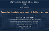 Complications and Management of Axillary Access