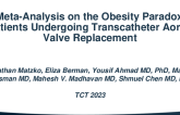 TCT 508: A Meta-Analysis on the Obesity Paradox in Patients Undergoing Transcatheter Aortic Valve Replacement