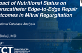 TCT 633: Impact of Nutritional Status on Transcatheter Edge-to-Edge Repair Outcomes in Mitral Regurgitation: Insights From a National Database Analysis