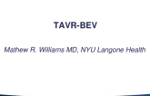 Counter-Point: TAVR BEV